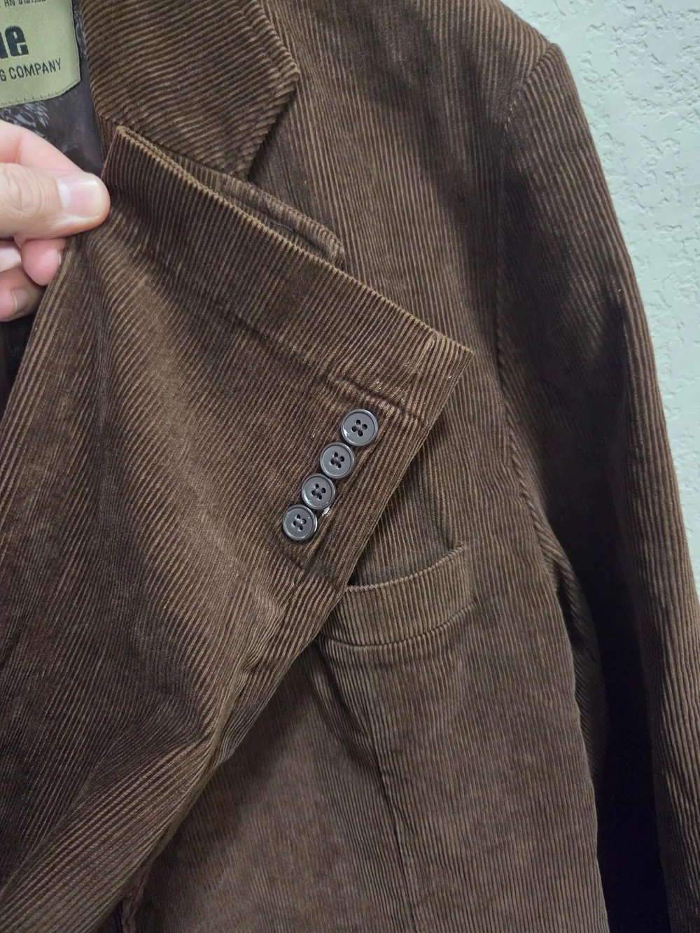 Machine Brown Corduroy Sport Coat